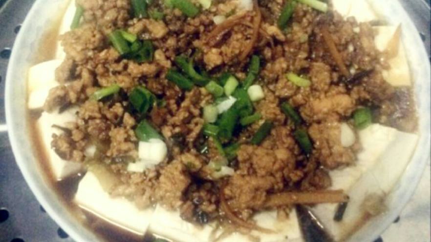 肉末蒸豆腐
