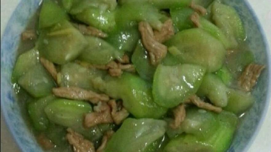 丝瓜炒肉