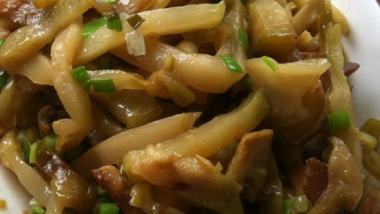 榨菜炒肉