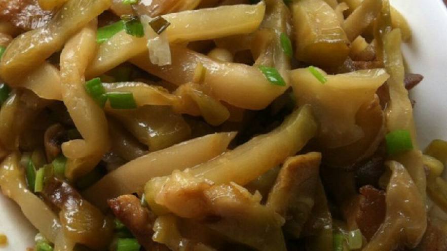 榨菜炒肉