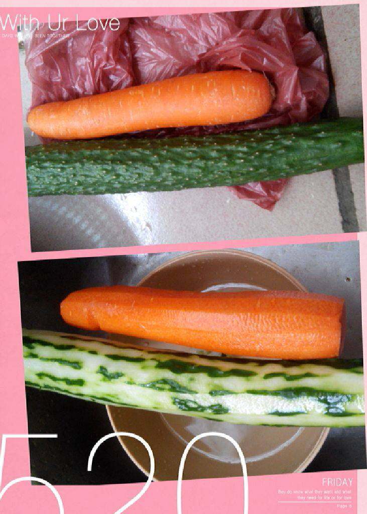 自制寿司,准备<a style='color:red;display:inline-block;' href='/shicai/ 25'>胡萝卜</a><a style='color:red;display:inline-block;' href='/shicai/ 54'>黄瓜</a>削皮