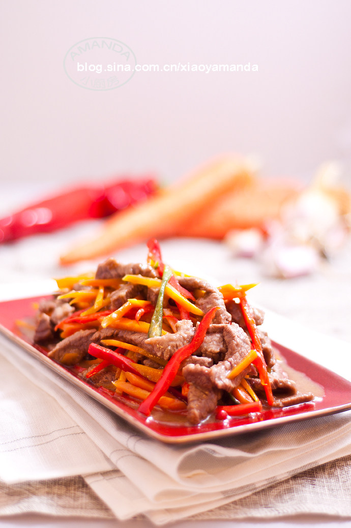 胡萝卜牛肉丝