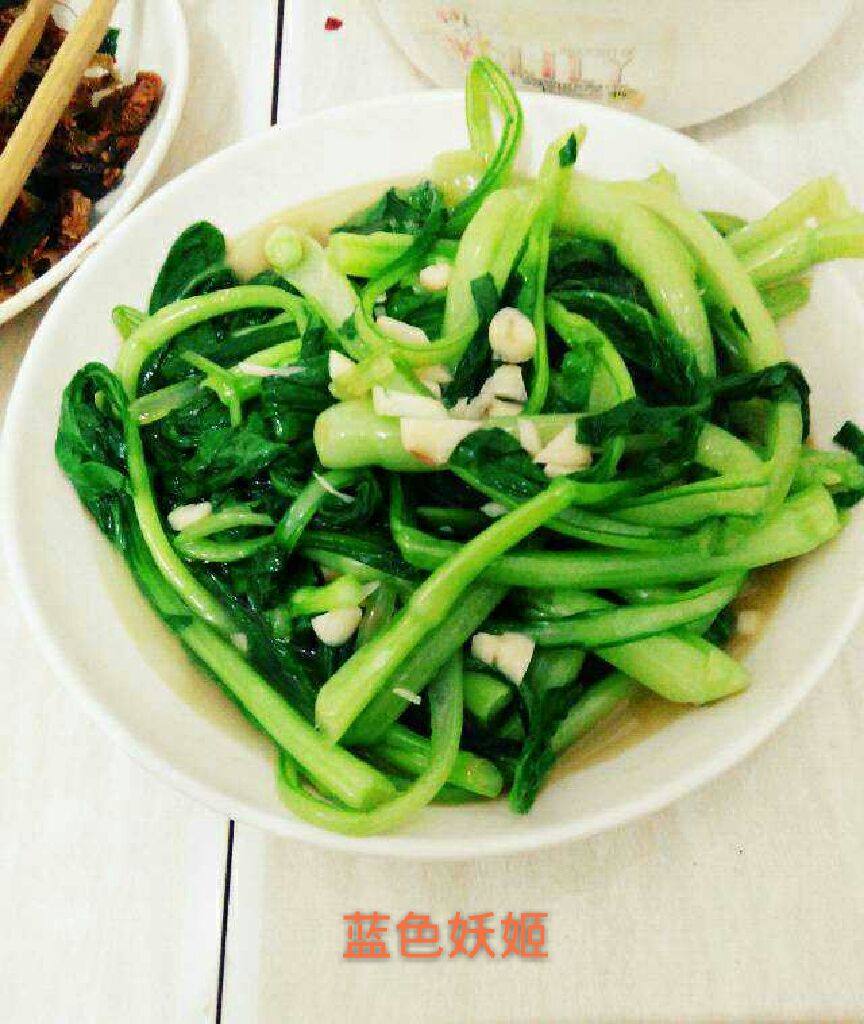 蒜炒青菜