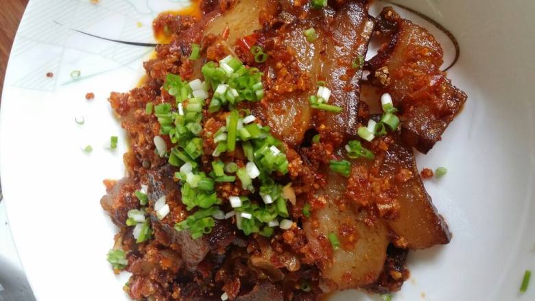 腊肉酸玉米粉