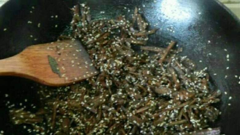 秘制手撕牛肉干,水分完全没有时关火。