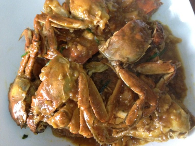 面拖大闸蟹