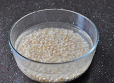  糁汤之牛肉糁汤,麦仁提前洗净，用清水充分浸泡