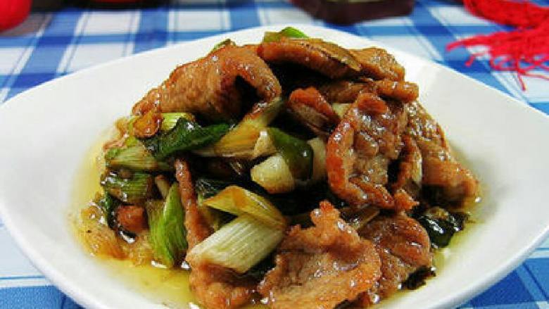 葱爆肉
