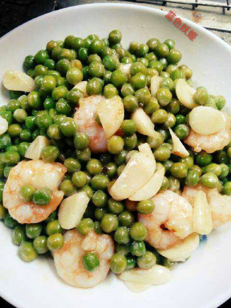 青豆炒虾仁