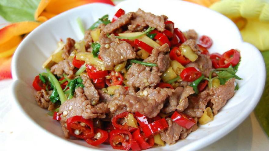 小炒牛肉