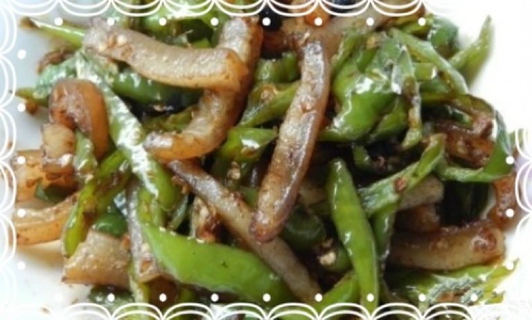 青椒回锅肉皮