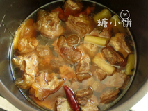 红烧牛肉面,电高压锅上汽后压40分钟后放气