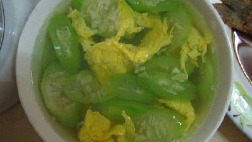 丝瓜蛋花汤