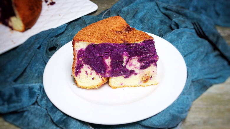 紫薯夹心蛋糕