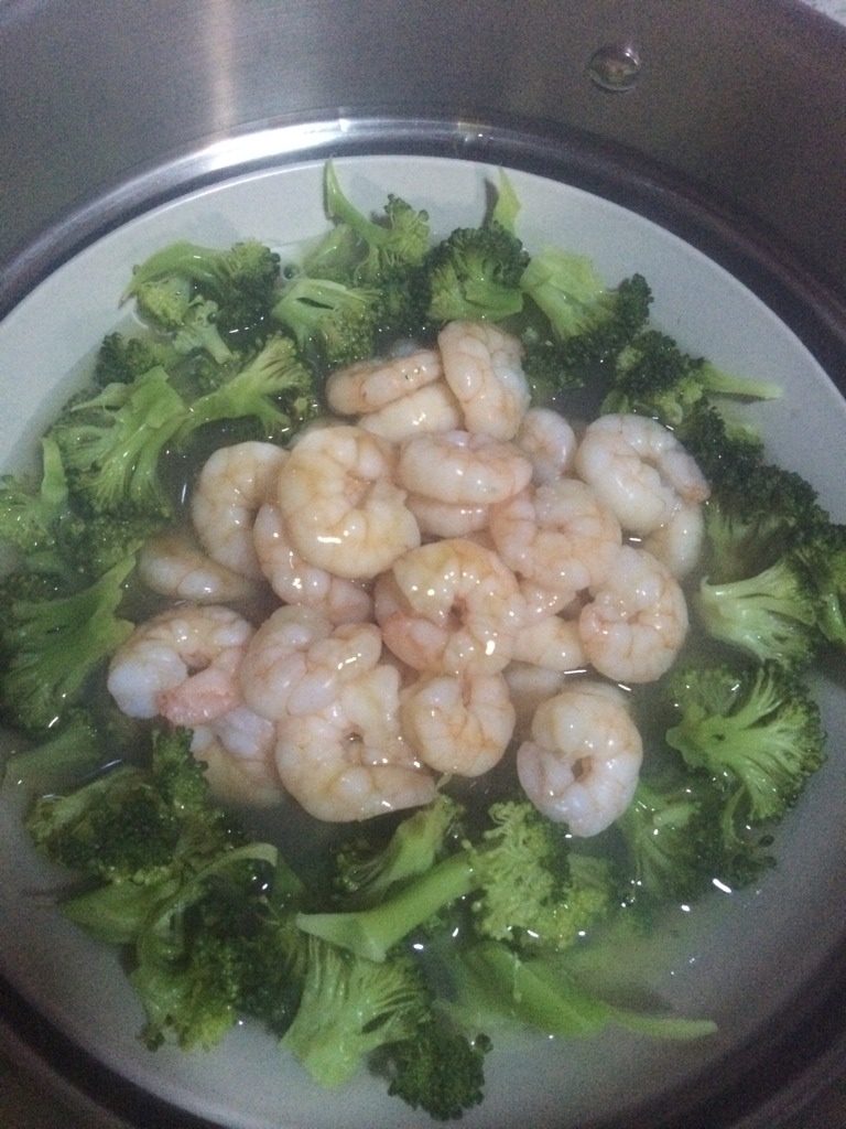 虾仁西兰花