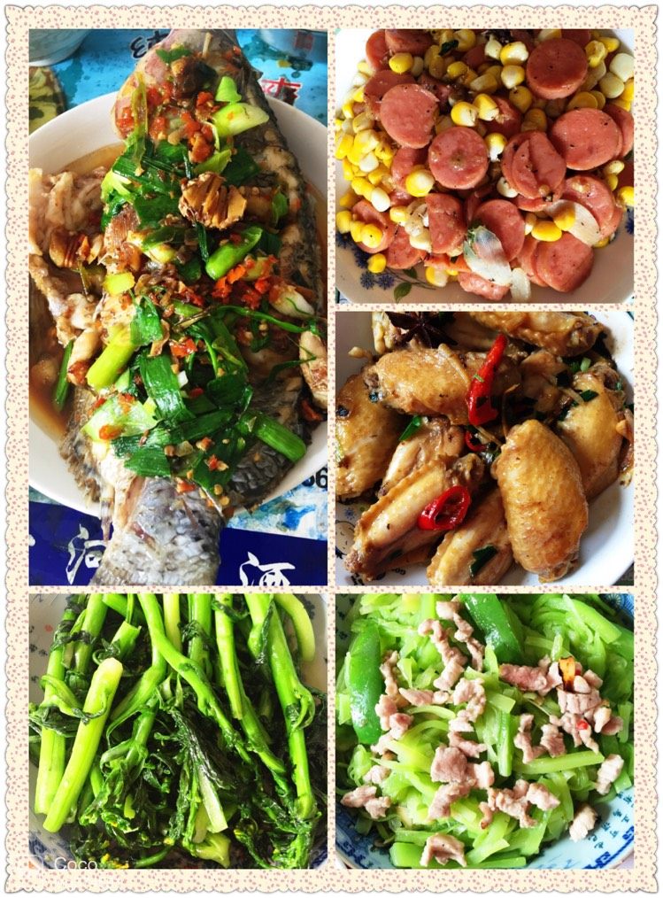 I like cooking ,如图