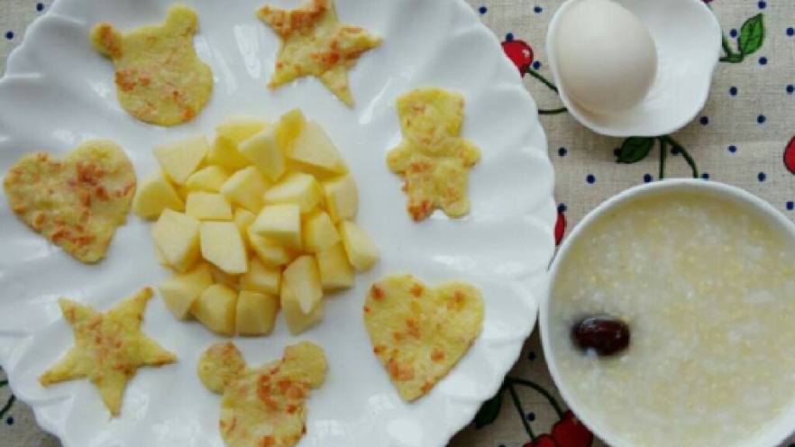 胡萝卜火腿蛋饼