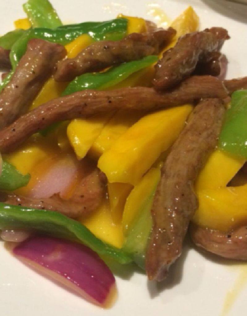 芒果炒牛肉