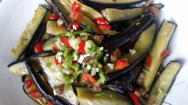 瘦肉小炒茄子