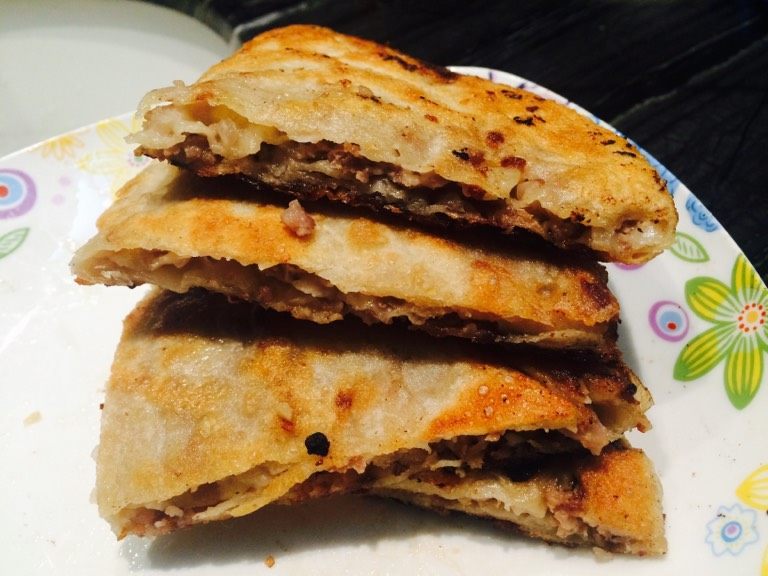 千层羊肉馅儿饼