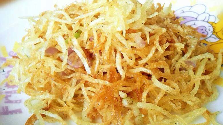 ≈香脆土豆丝≈,出锅啦，可以当菜，也可以当零食哦