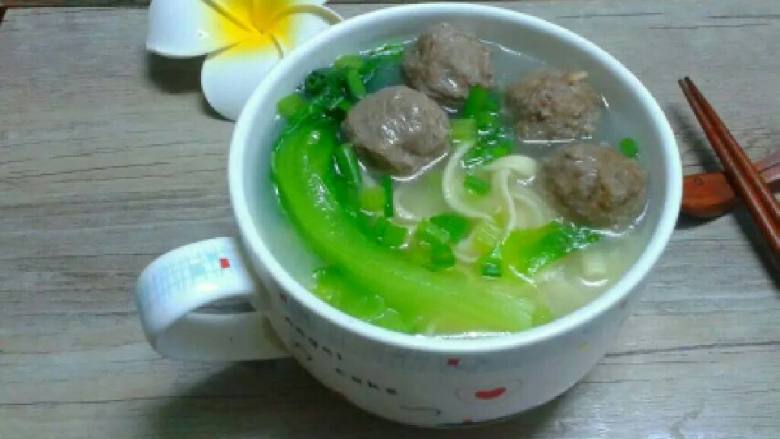 清汤鸡蛋面