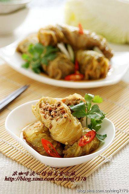 卤白菜卷 