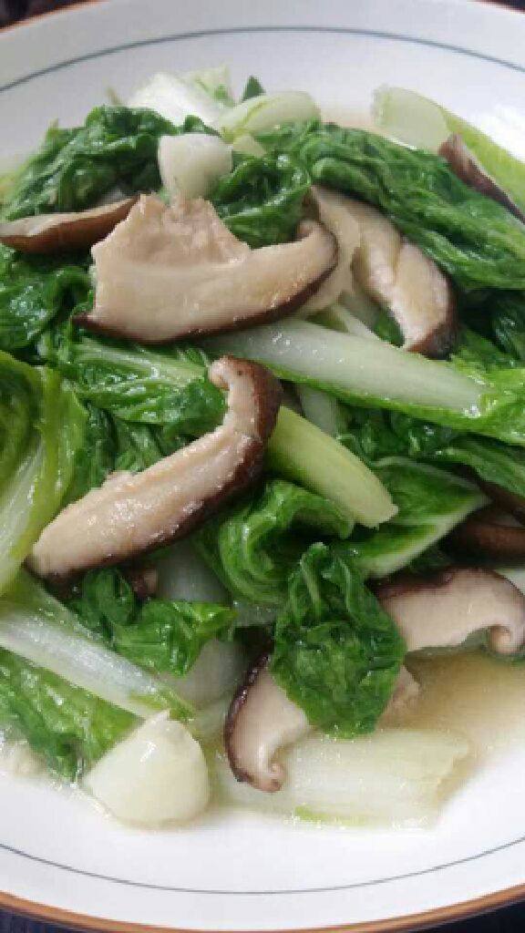 香菇炒青菜