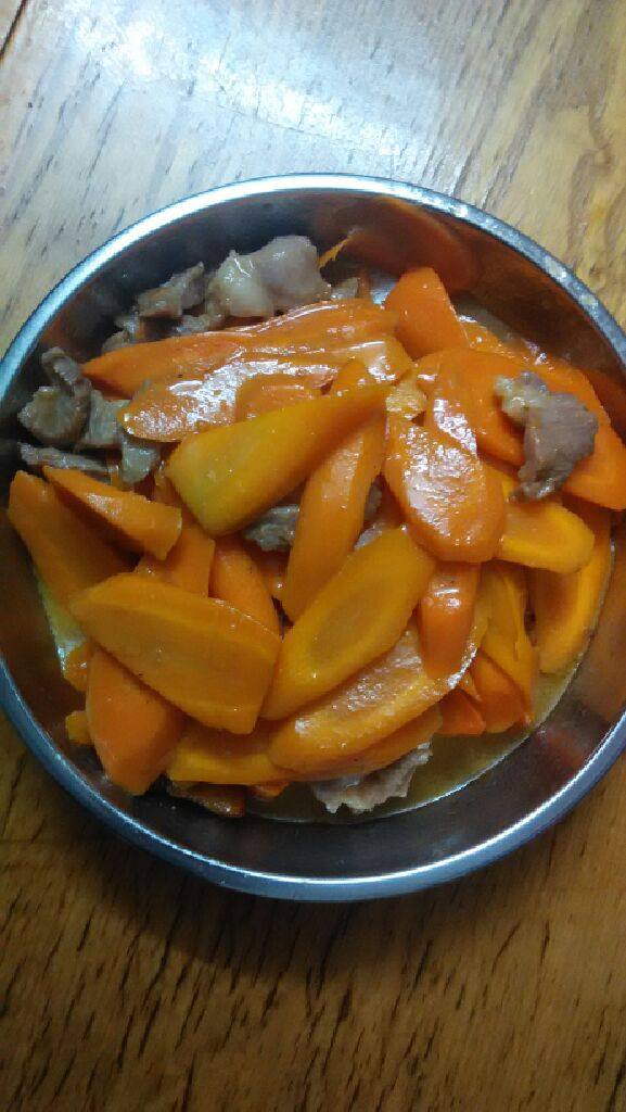胡萝卜炒瘦肉