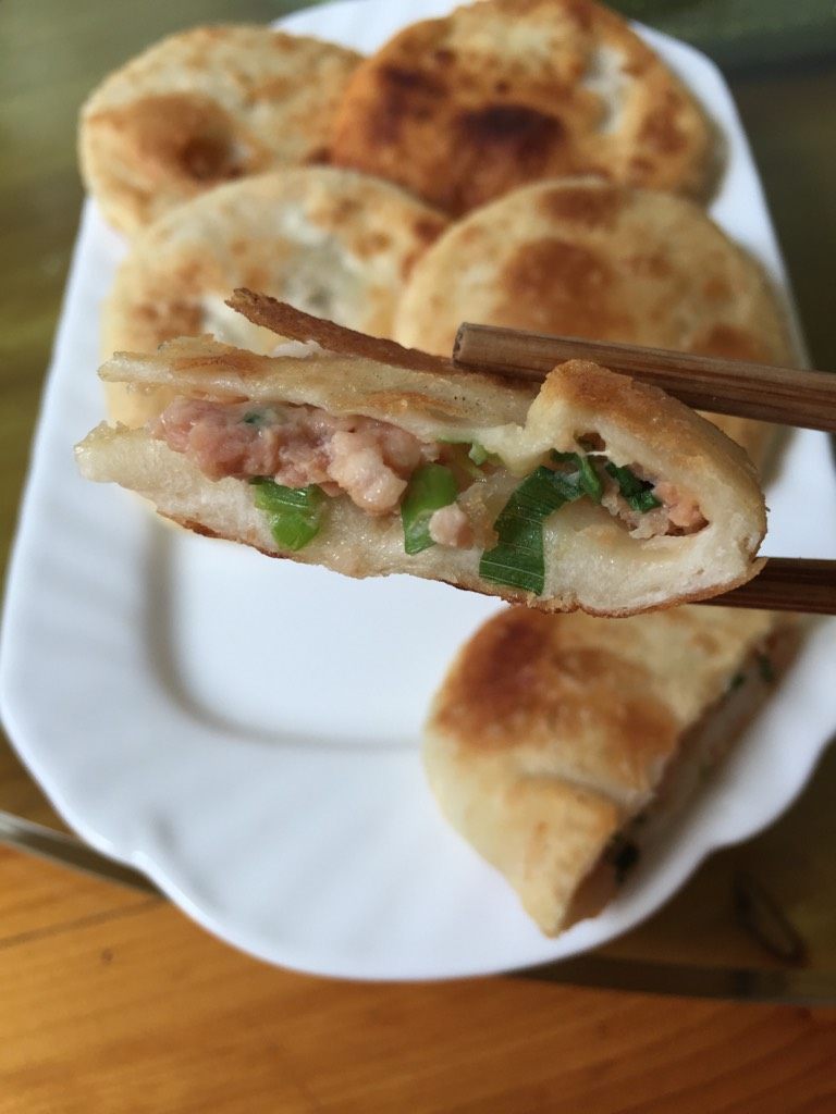 葱花肉饼