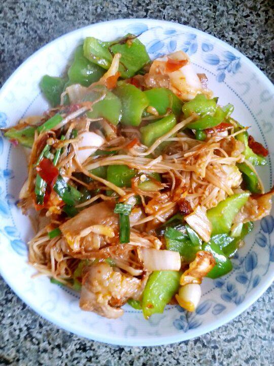 辣炒金针菇