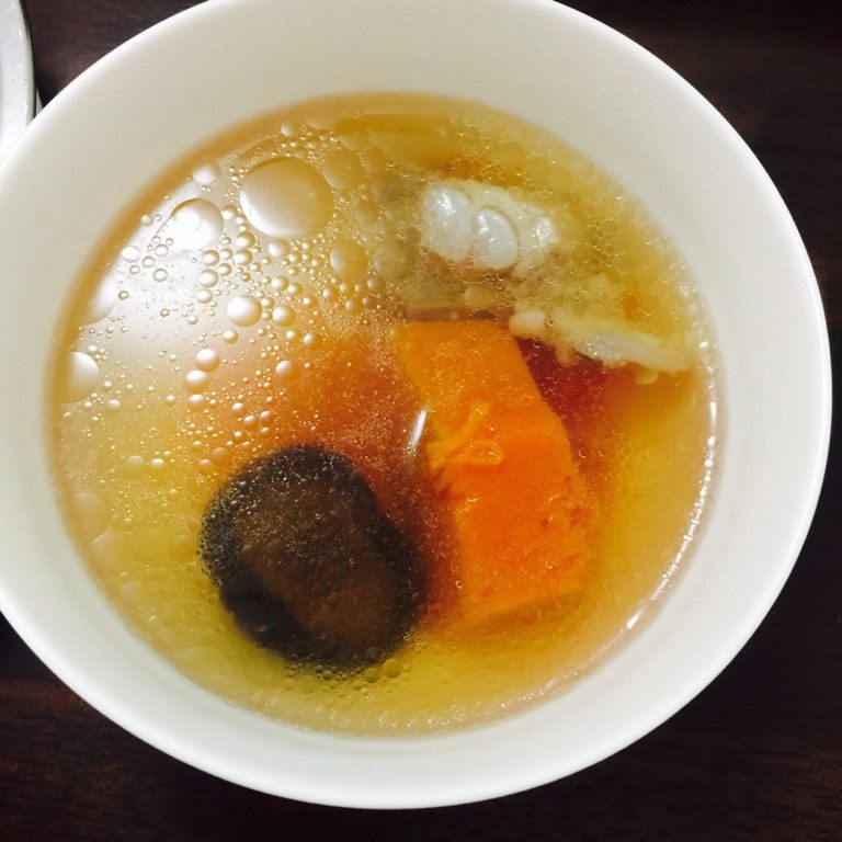 蘑菇南瓜排骨汤