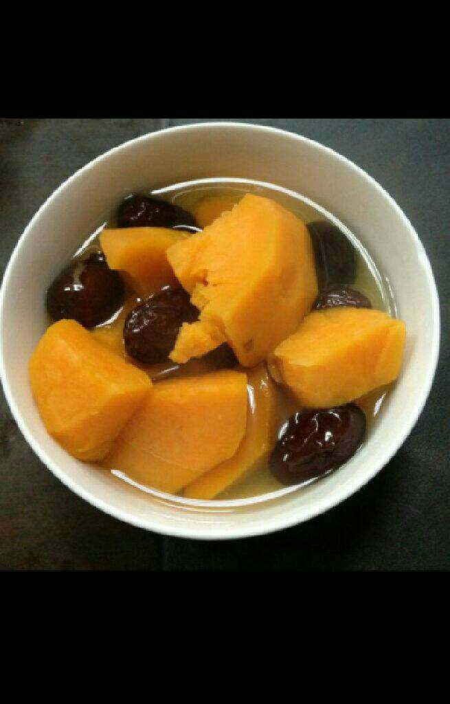 地瓜红枣汤,盛出即可食用*^_^*