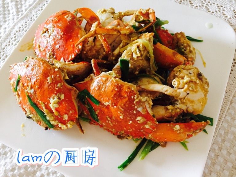 咸蛋焗蟹