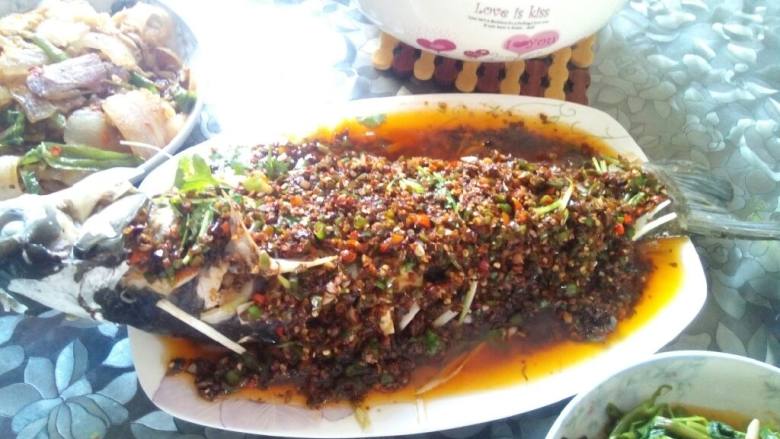 香辣盖椒鱼（凉拌鱼）