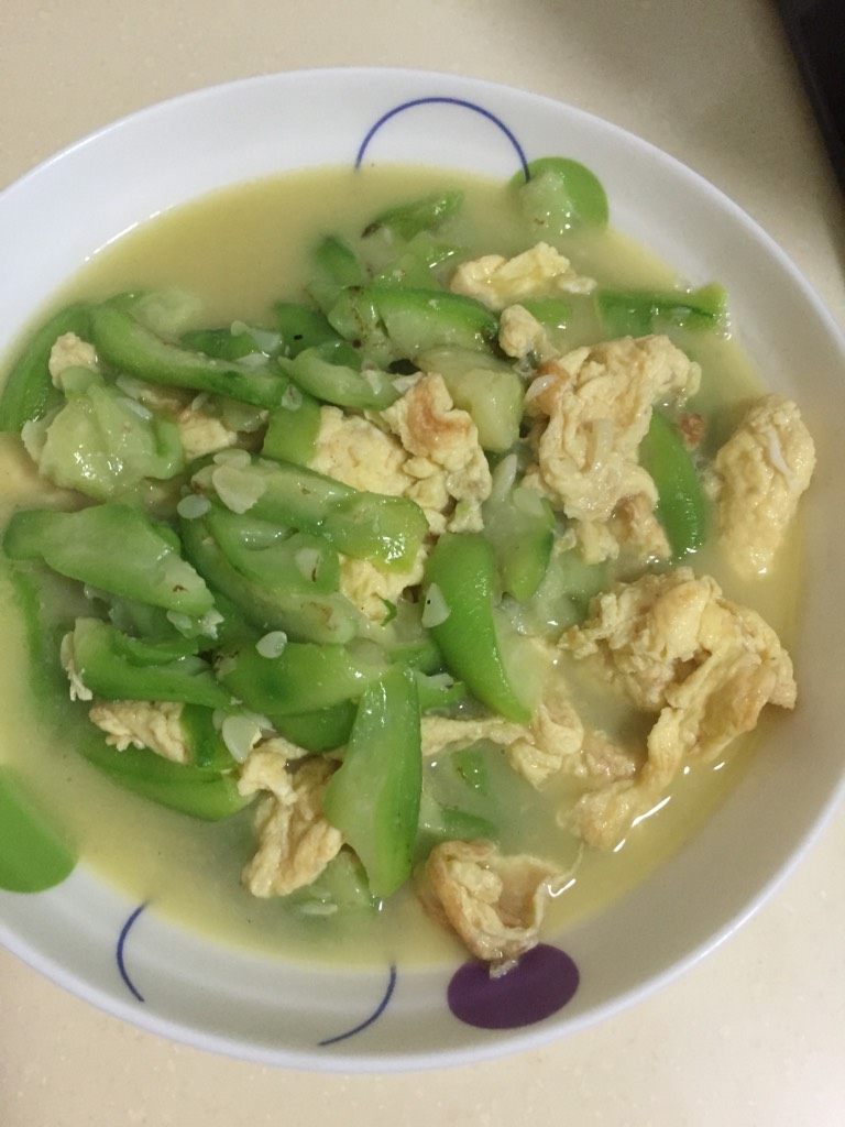 丝瓜炒蛋