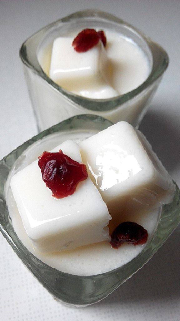 香草牛奶味果冻