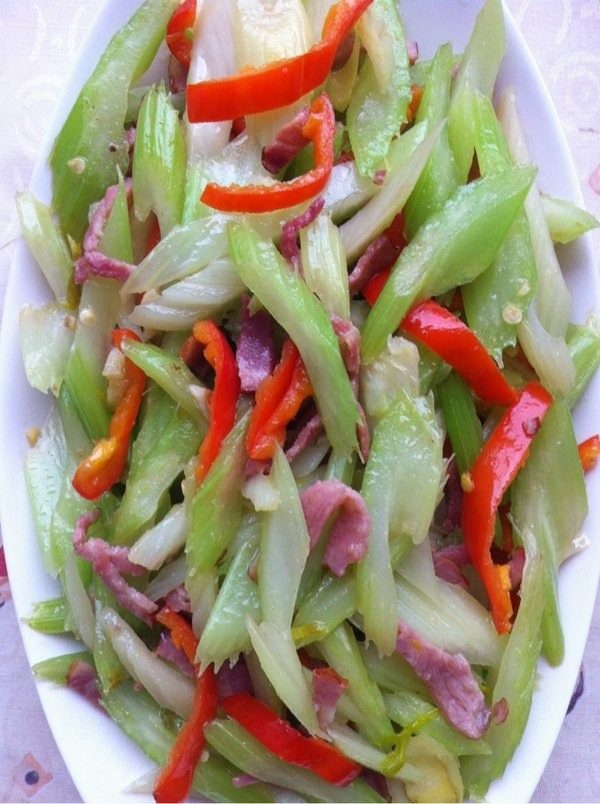 培根炒西芹