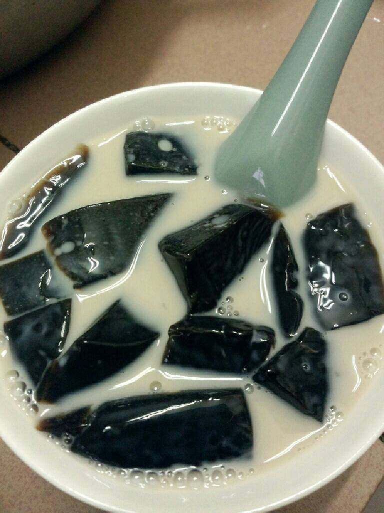 椰汁龟苓膏,成品