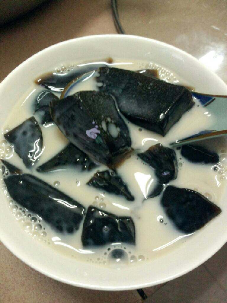 椰汁龟苓膏,成品