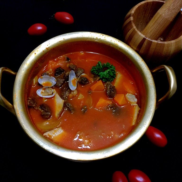 夏日可口牛肉汤