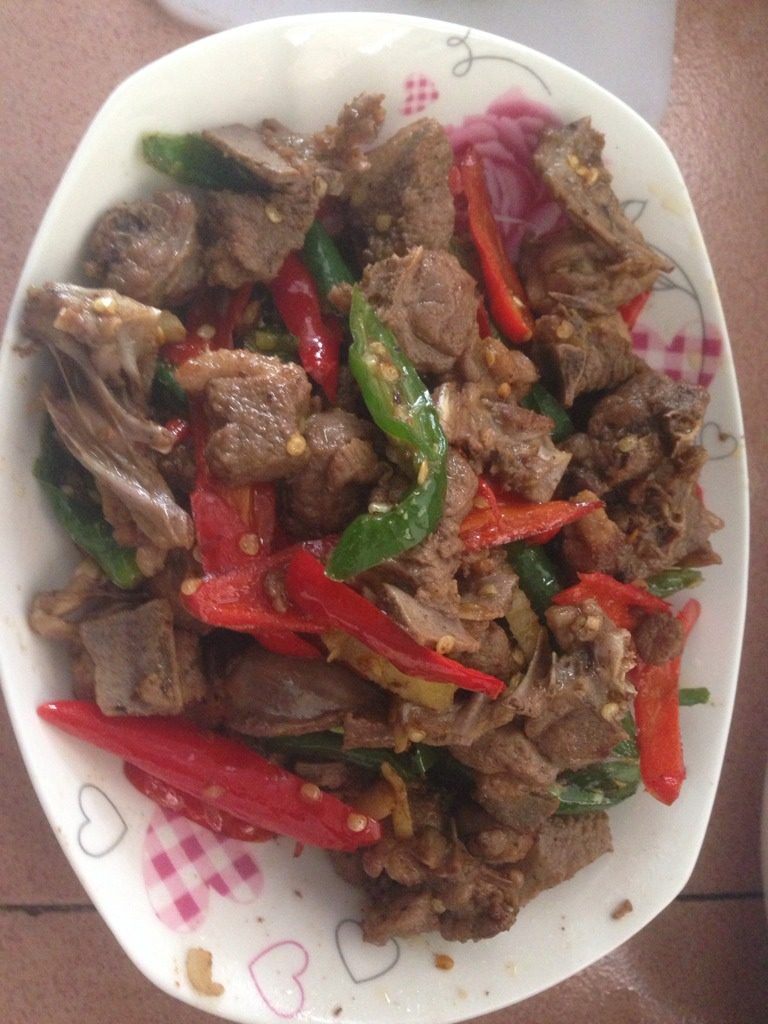 香炒鸭肉