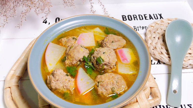 牛肉丸子汤,味道太赞了,超级解馋哟!