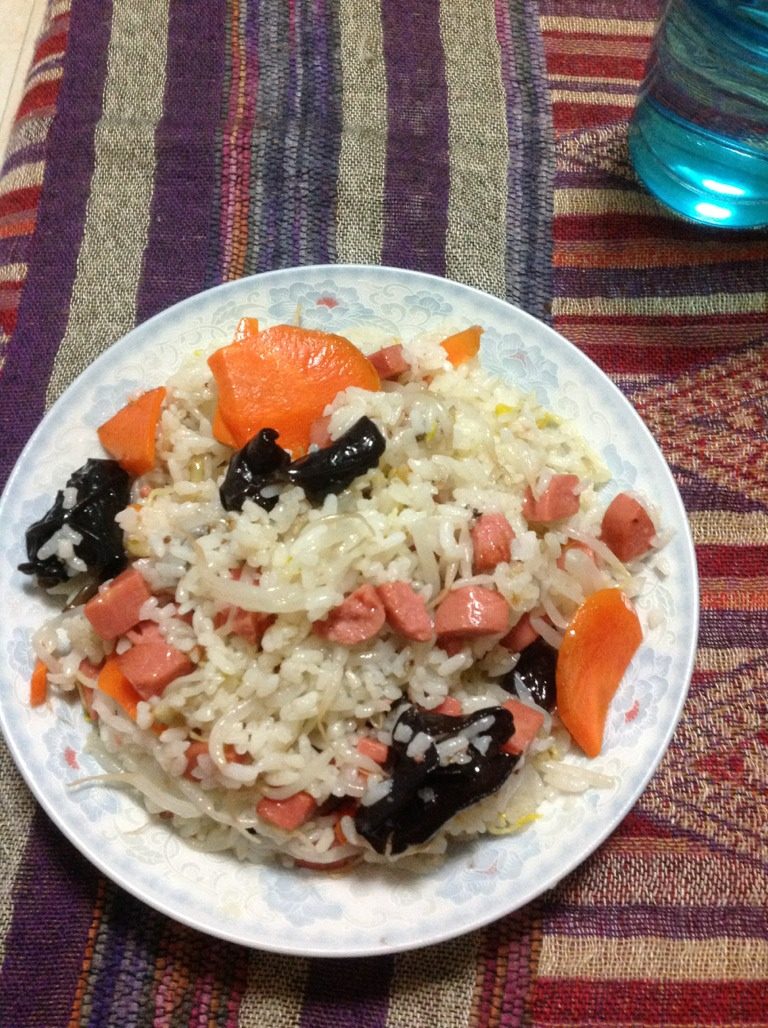 银丝香肠饭