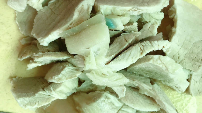 #闹元宵#蒜泥白肉,切片