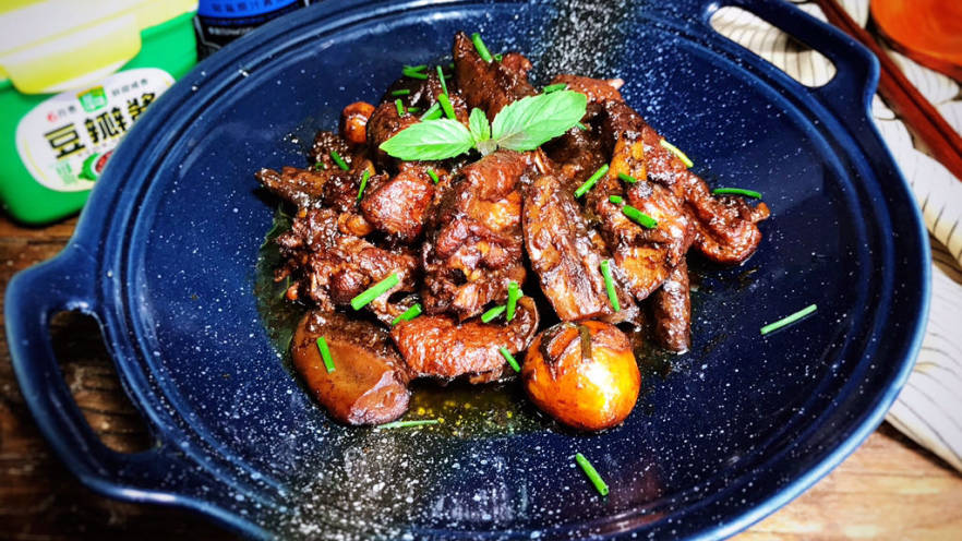 香菇烧鸭肉