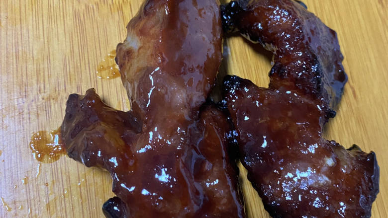 空气炸锅叉烧,完工，超好吃。咸甜好开胃