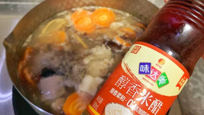 红枣山药汤,放米醋