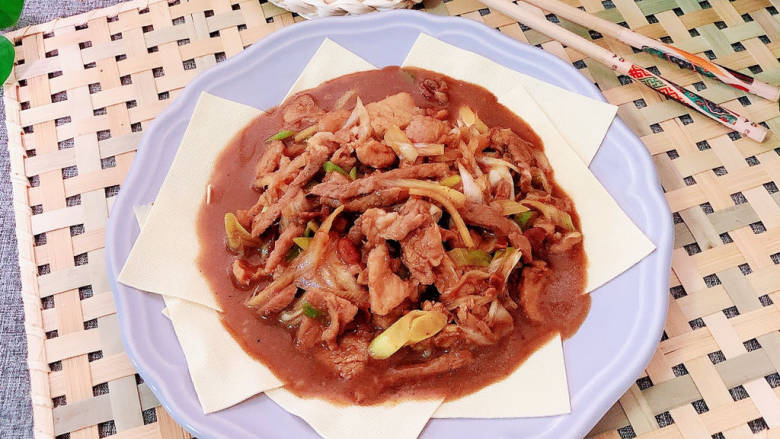京葱炒肉丝,美味上桌了!