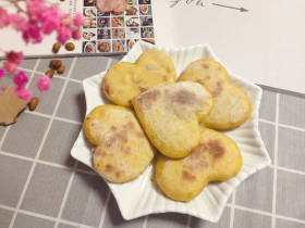 南瓜爱心饼